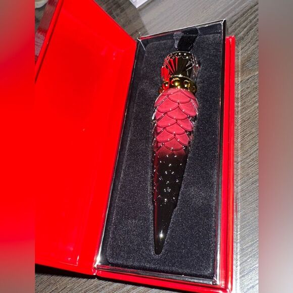 CHRISTIAN LOUBOUTIN Rouge Louboutin Matte Fluid Lip Color Patibaba 009F - Picture 12 of 14